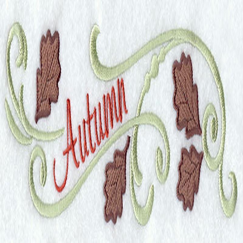 Autumn Filigree Border