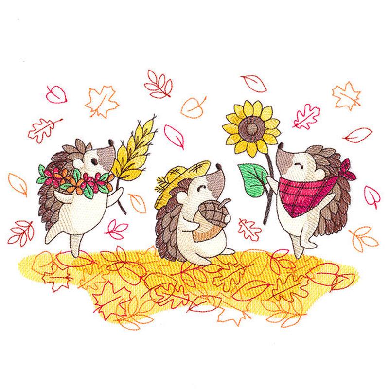 Autumn Fun Hedgehogs