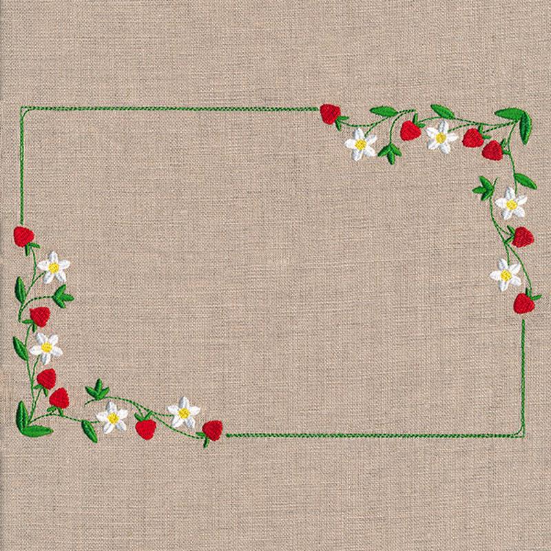 As Sweet as Strawberries Quilt Label