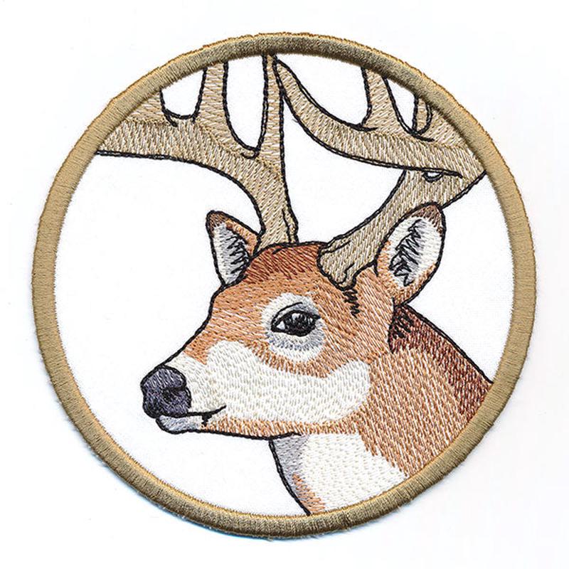 Autumn Animals Coasters - Deer (In-the-Hoop)