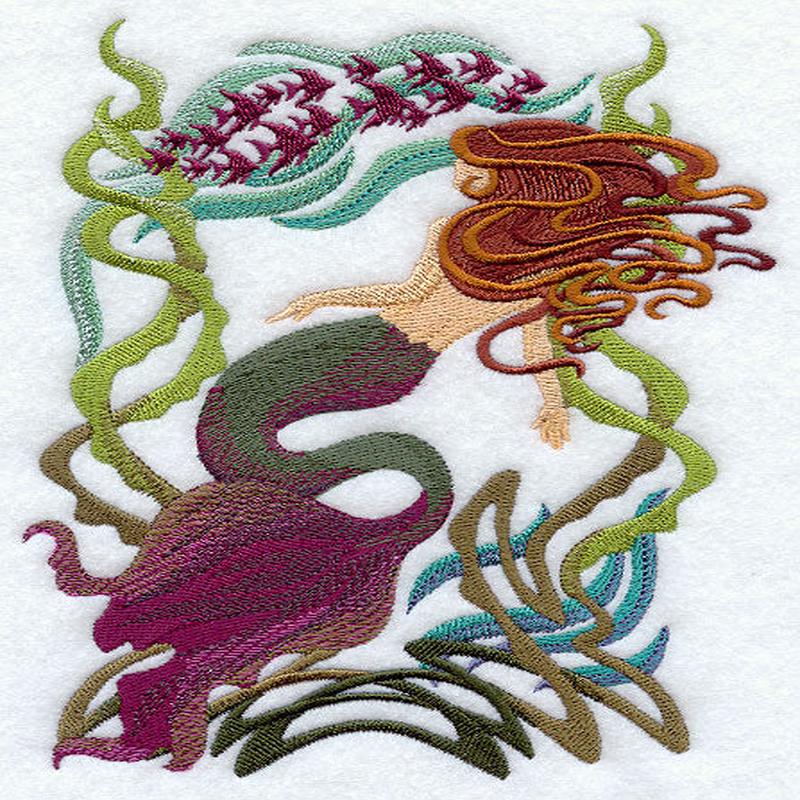 Art Nouveau Mermaid - Marina
