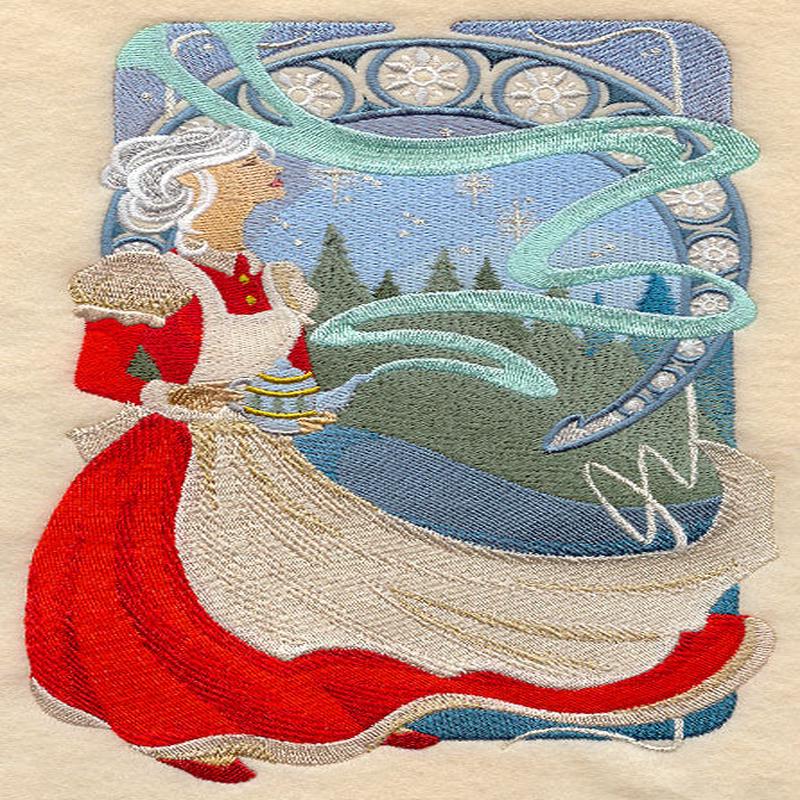 Art Nouveau Mrs. Claus