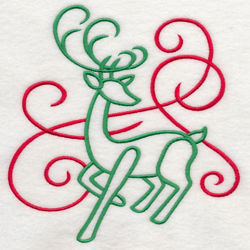 Art Nouveau Reindeer