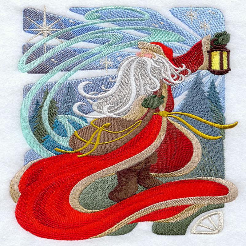 Art Nouveau Santa Claus