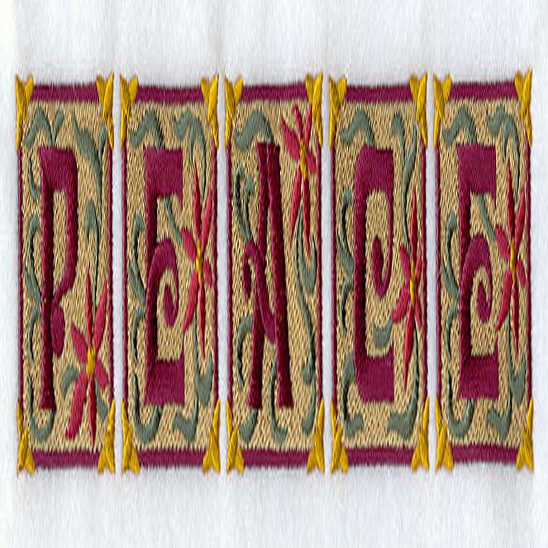 Art Nouveau Tidings - Peace