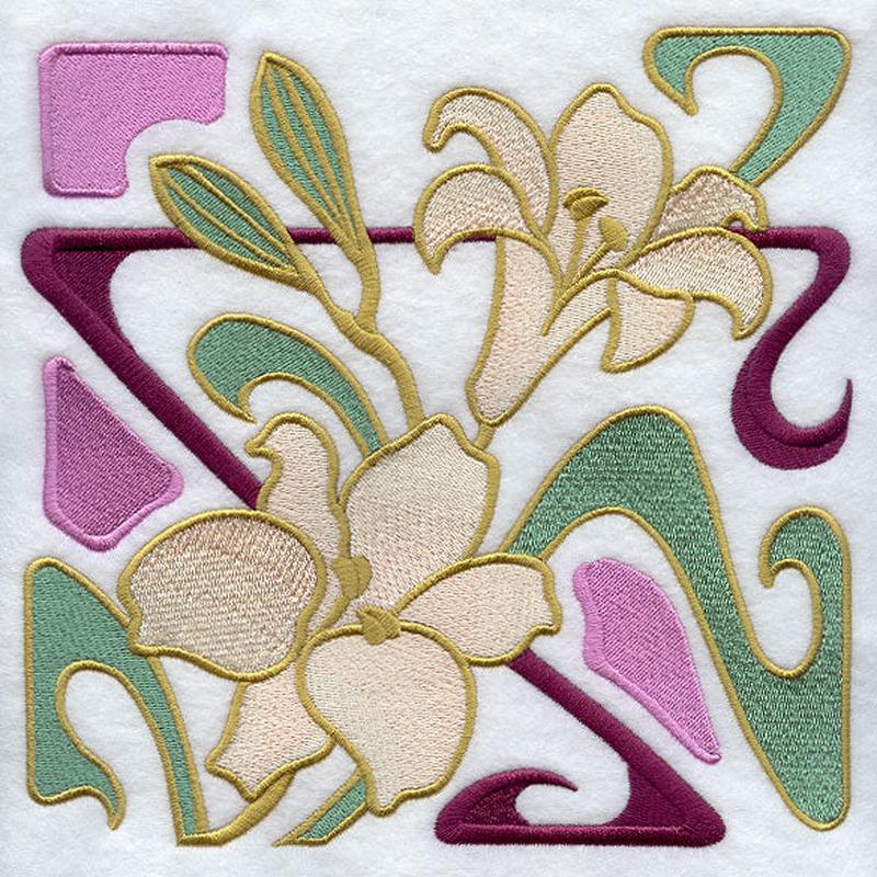 Arts and Crafts Lily Square