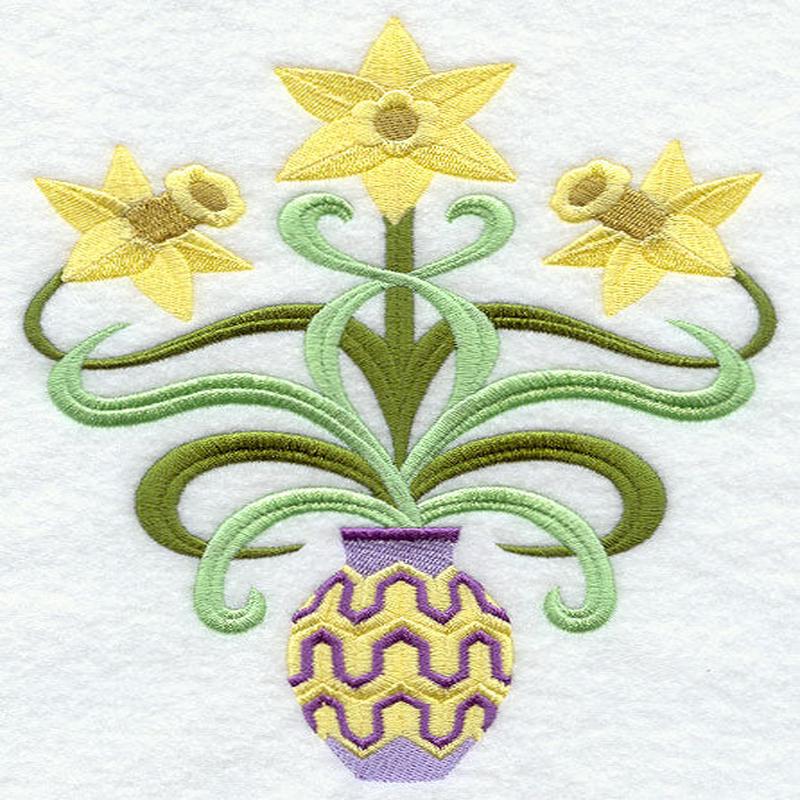 Art Deco Daffodils