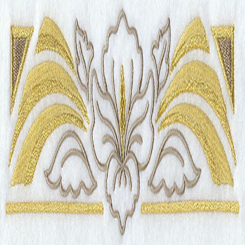 Art Deco Floral Border