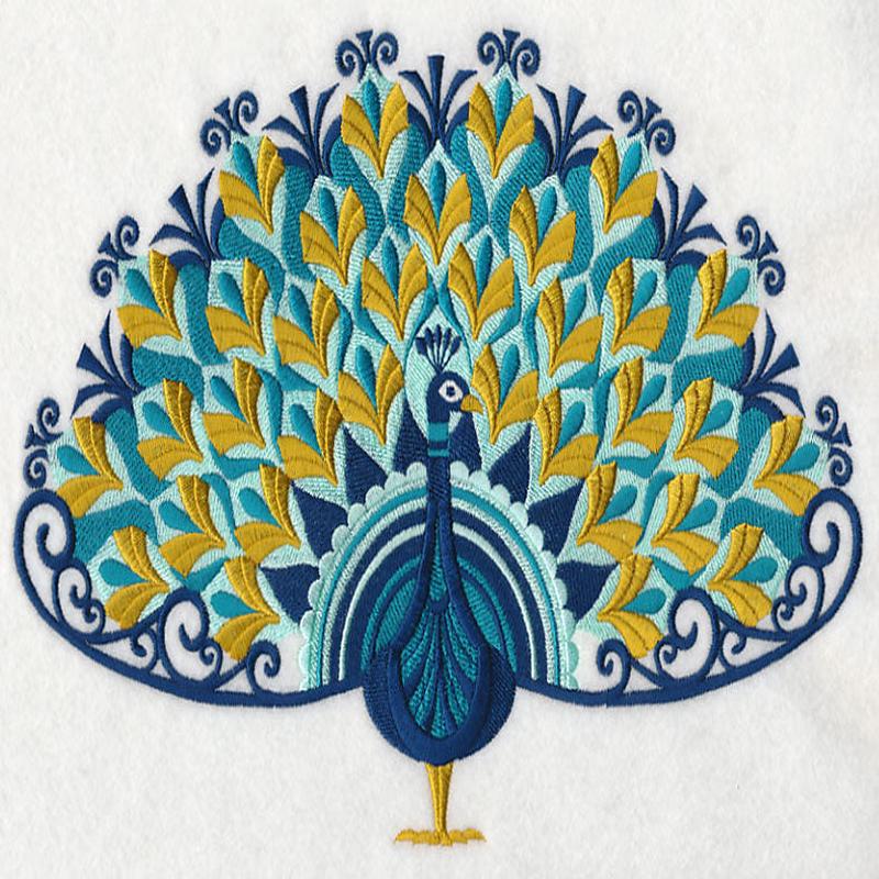 Art Deco Peacock