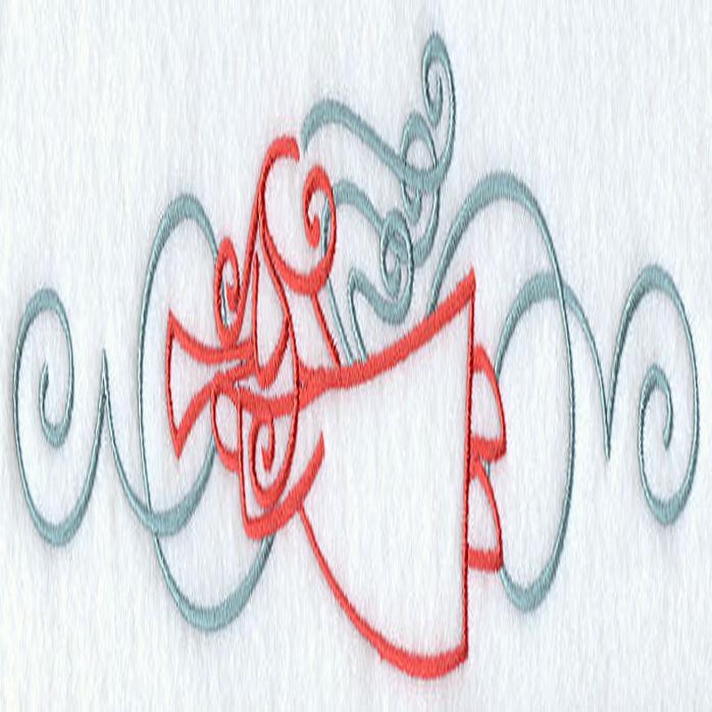 Art Nouveau Angel Border