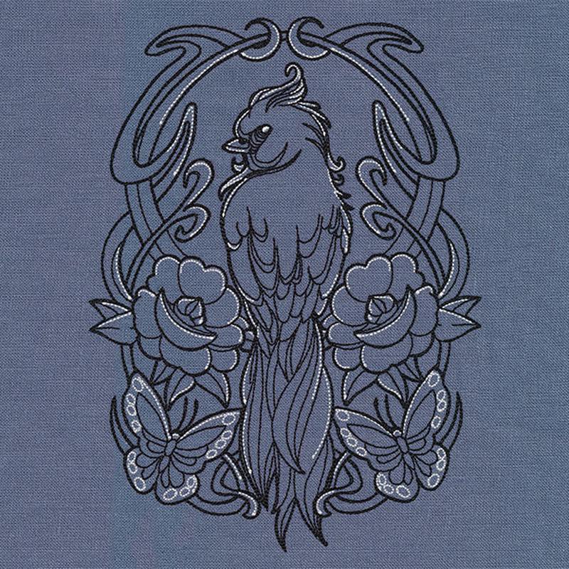 Art Nouveau Bird Feature
