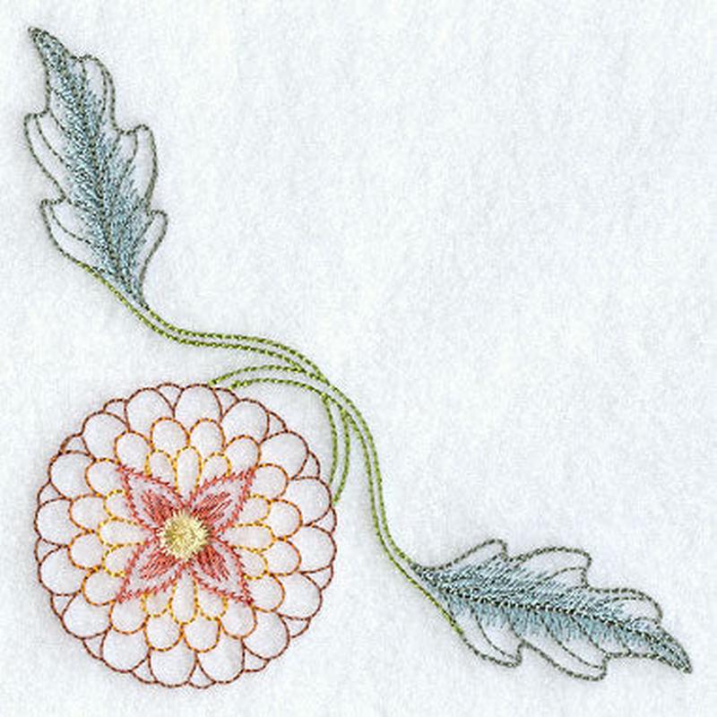 Art Nouveau Blossom Corner