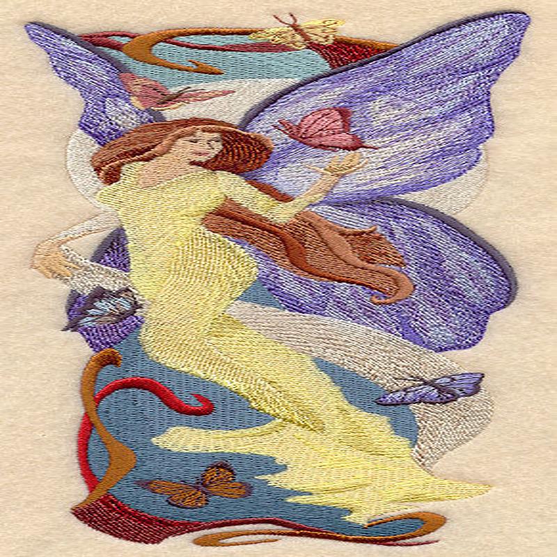 Art Nouveau Butterfly Fairy