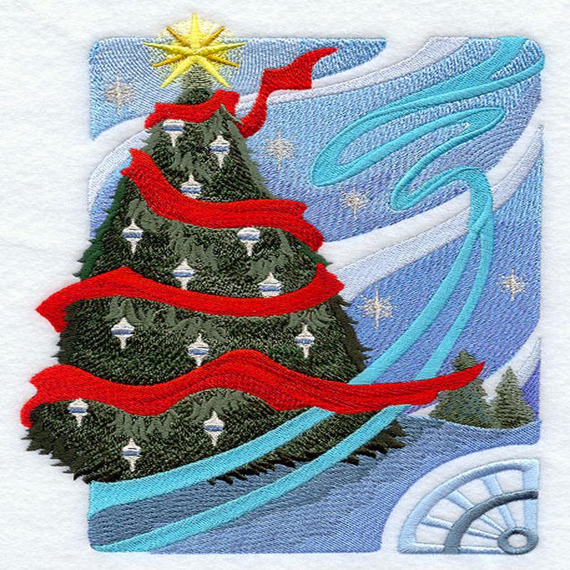 Art Nouveau Christmas Tree