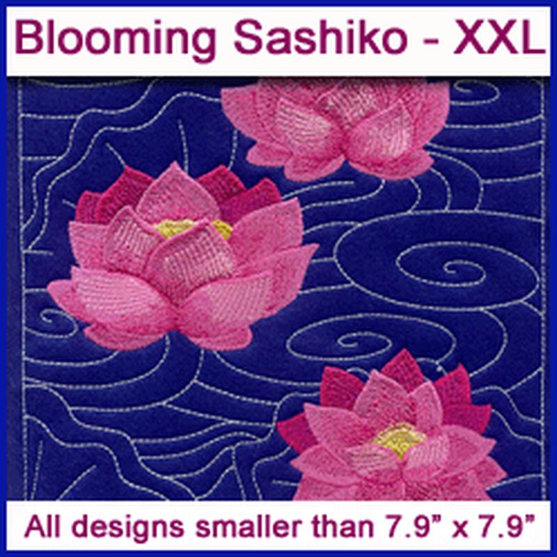 A Blooming Sashiko Design Pack
