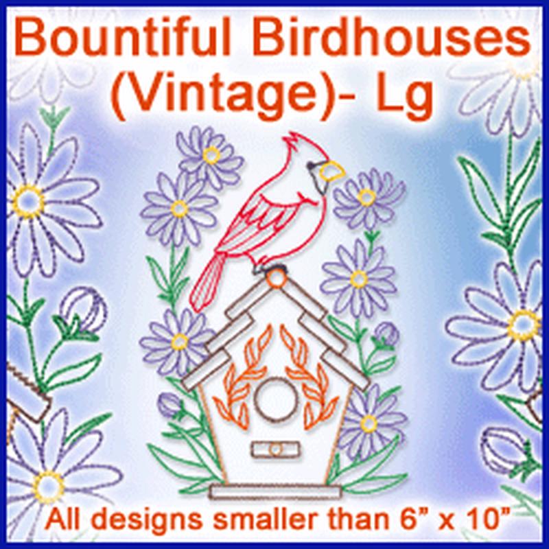 A Bountiful Birdhouses (Vintage) Design Pack