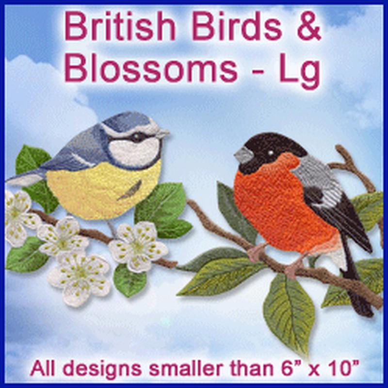 A British Birds & Blossoms Design Pack