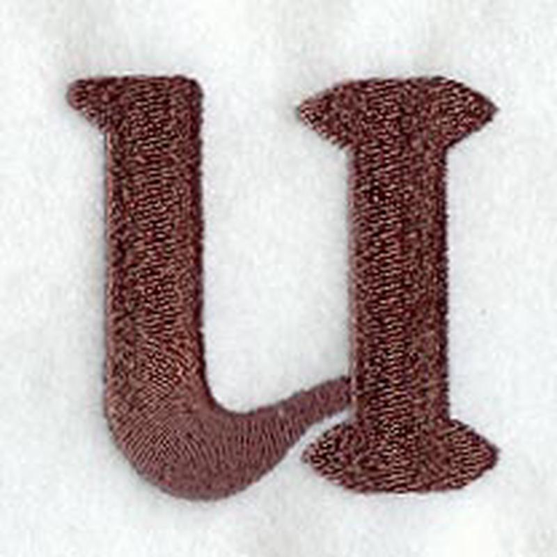 Arnold Lower Case Letter u (3 Inch)
