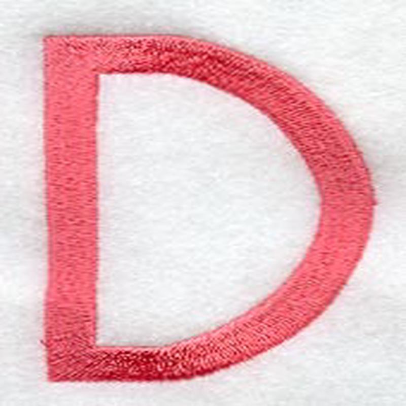 Art Block Letter D (3 Inch)