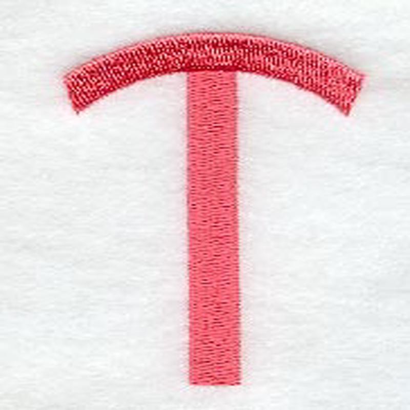 Art Block Letter T (3 Inch)