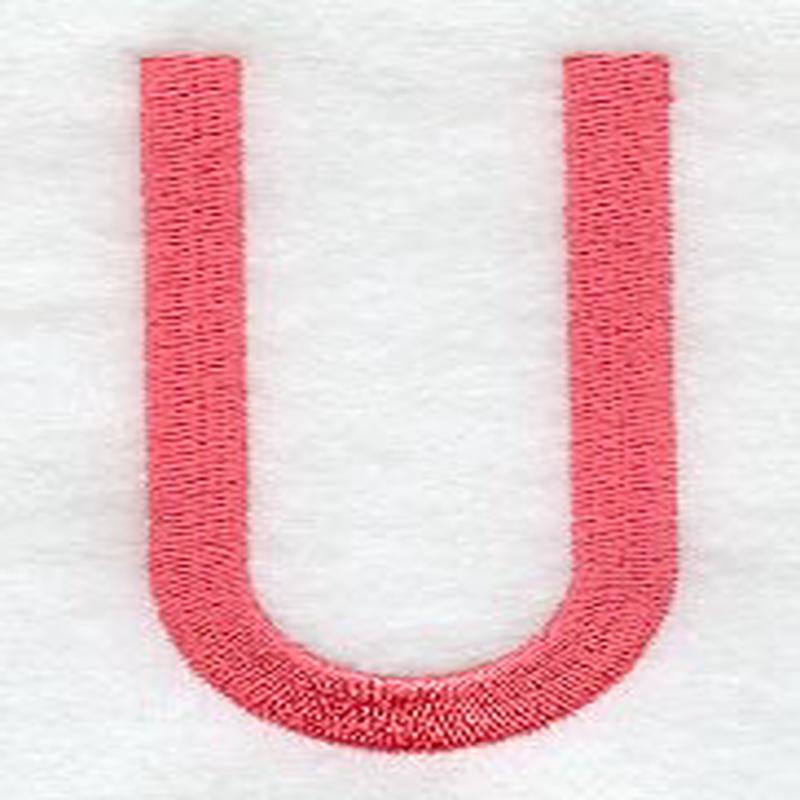 Art Block Letter U (3 Inch)