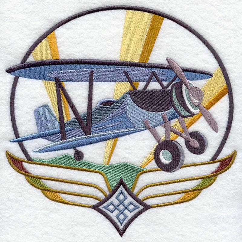 Art Deco Airplane 1