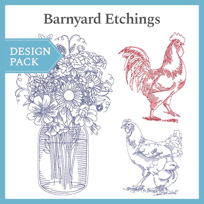 A Barnyard Etchings Design Pack