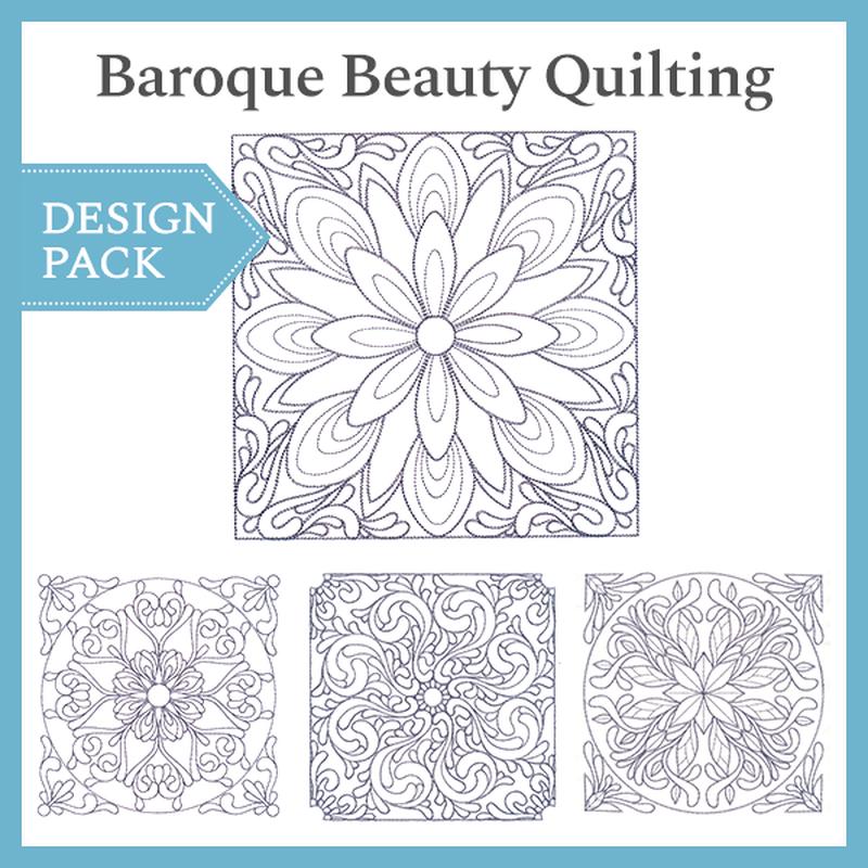 A Baroque Beauty Quilting Design Pack