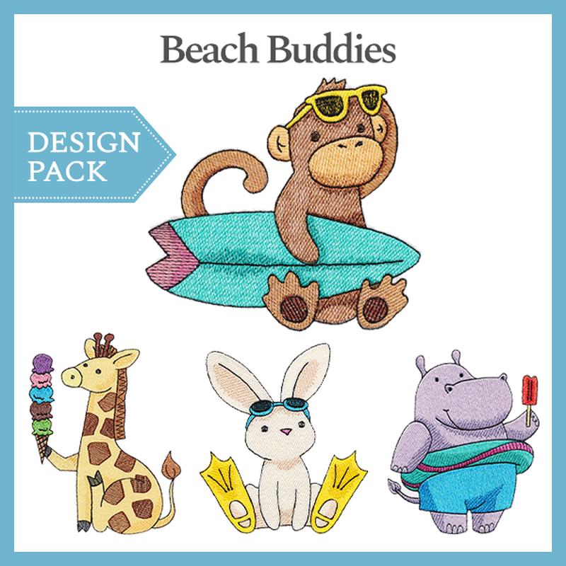 A Beach Buddies Design Pack