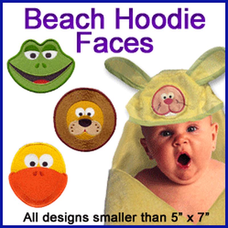 A Beach Hoodie Faces Design Pack