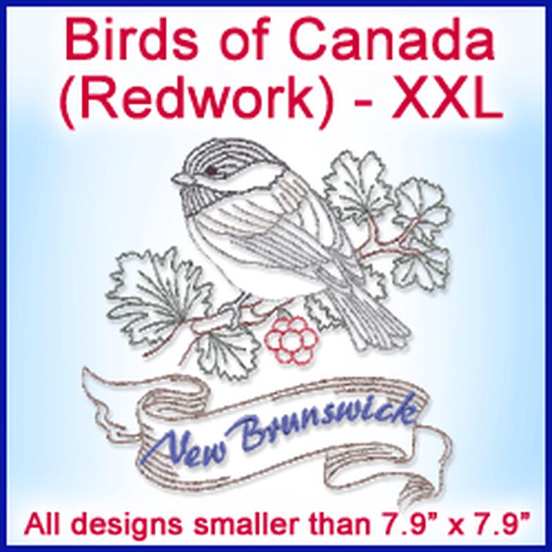 A Birds of Canada (Redwork) Design Pack