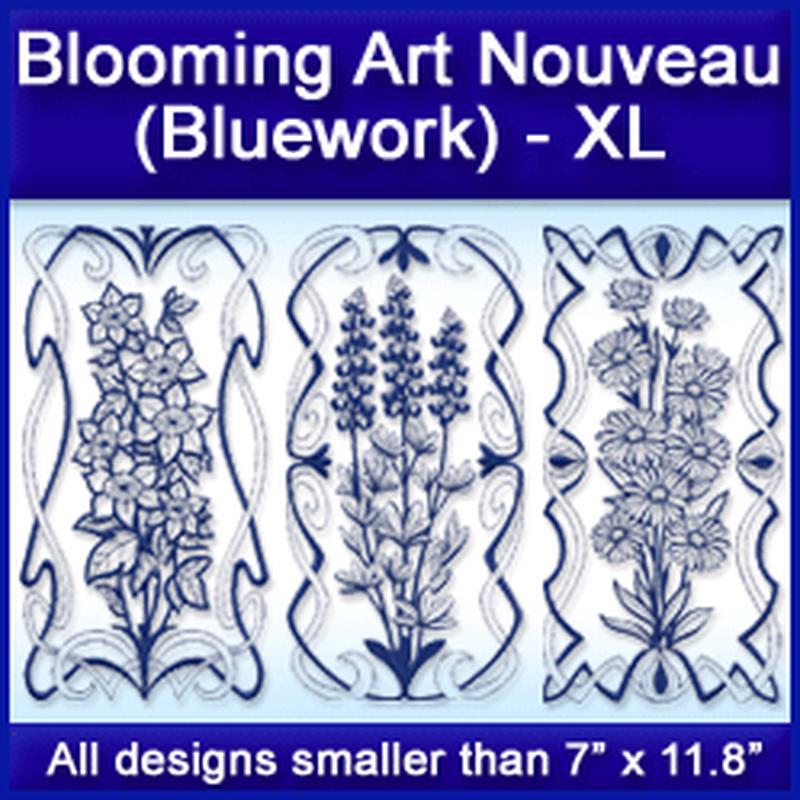 A Blooming Art Nouveau (Bluework) Design Pack