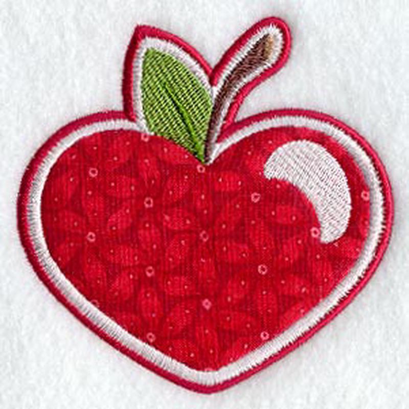 Apple-a-Day Magnet (In-the-Hoop)