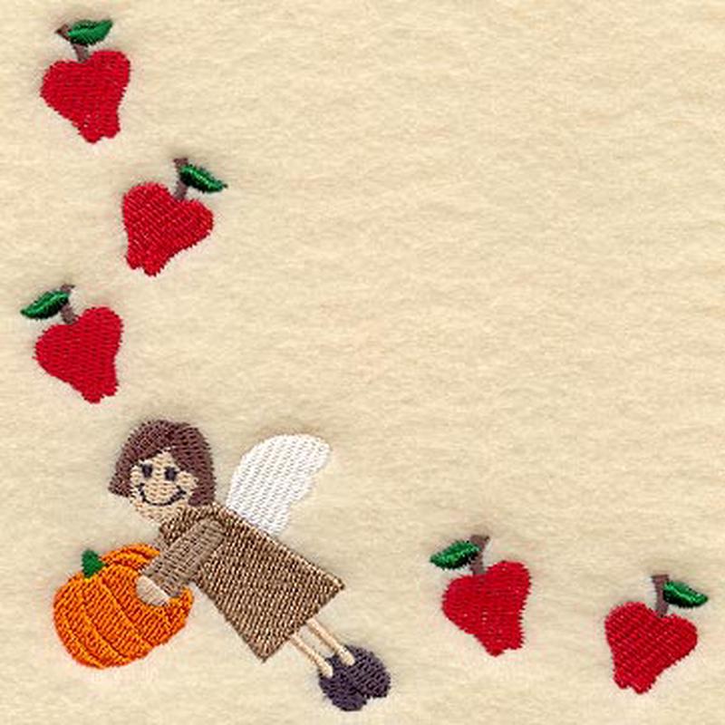 Apple-Dappled Harvest Angel Corner