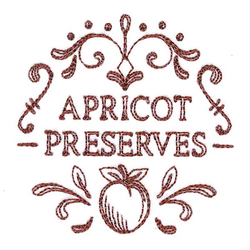 Apricot Preserves Jar Topper