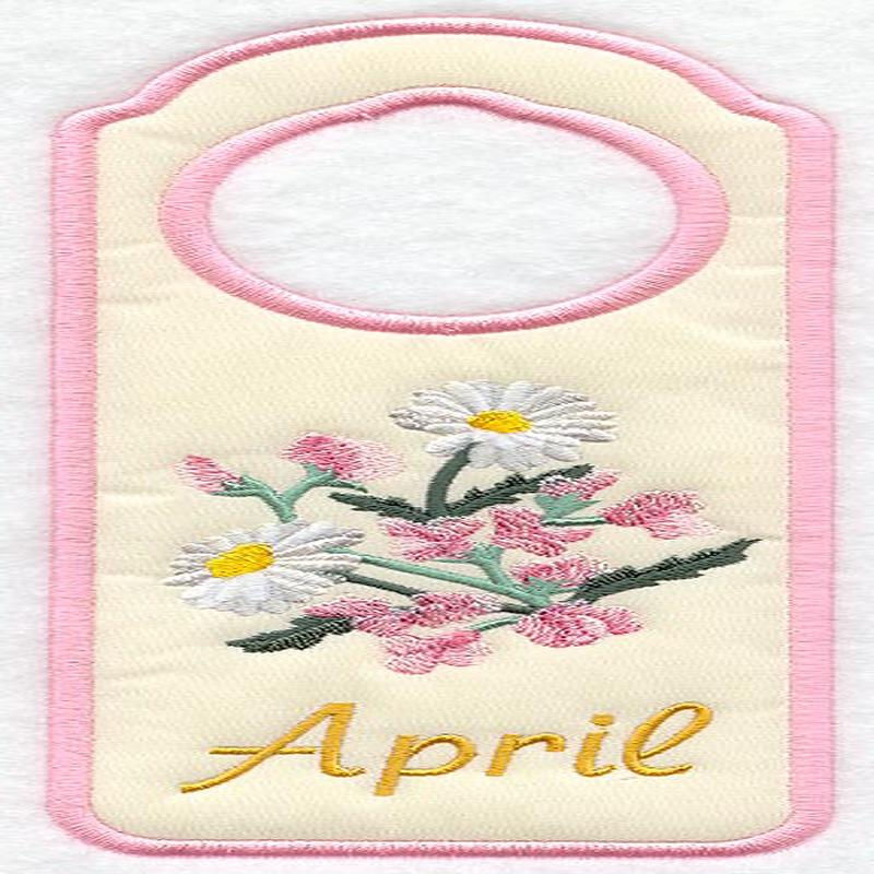 April Door Hanger (In-the-Hoop)