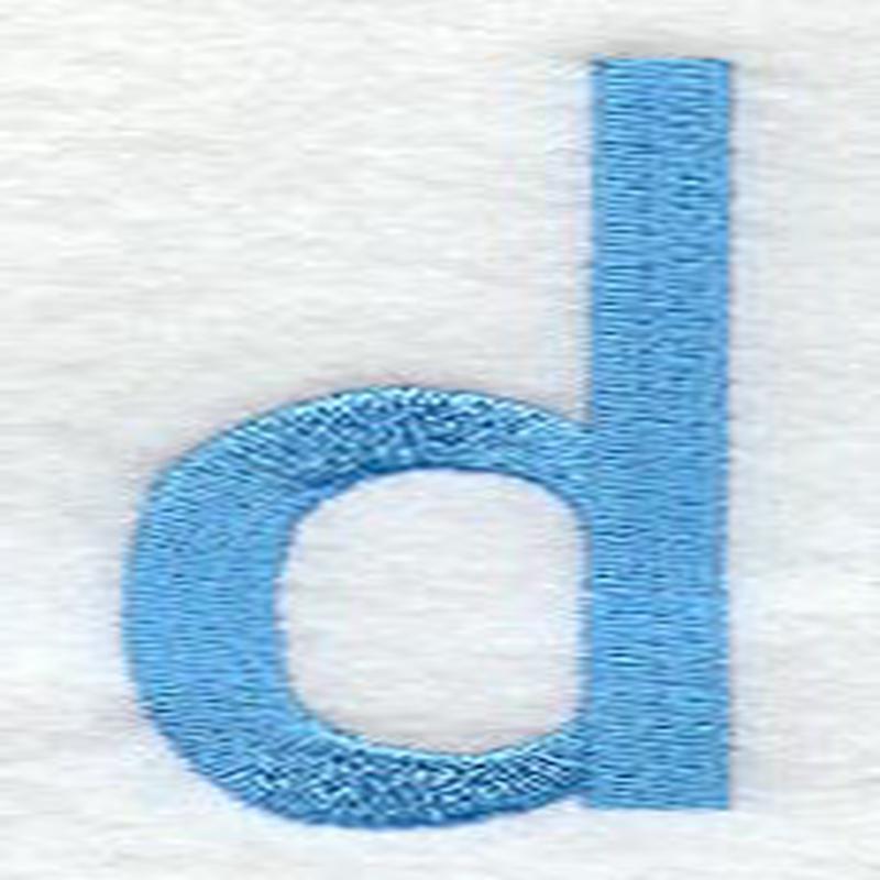 Architect Lower Case Letter d (3 Inch)
