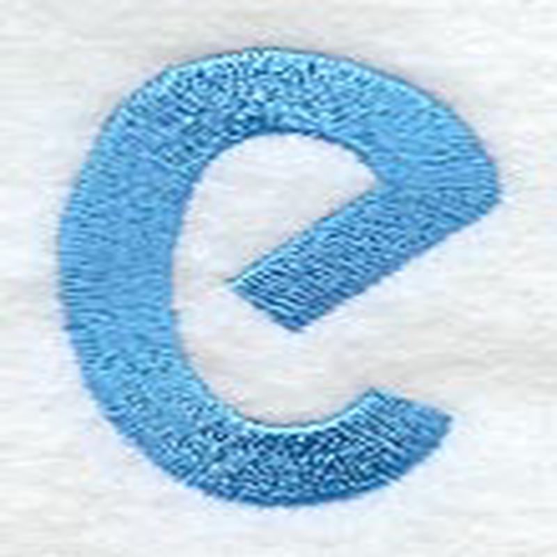 Architect Lower Case Letter e (3 Inch)