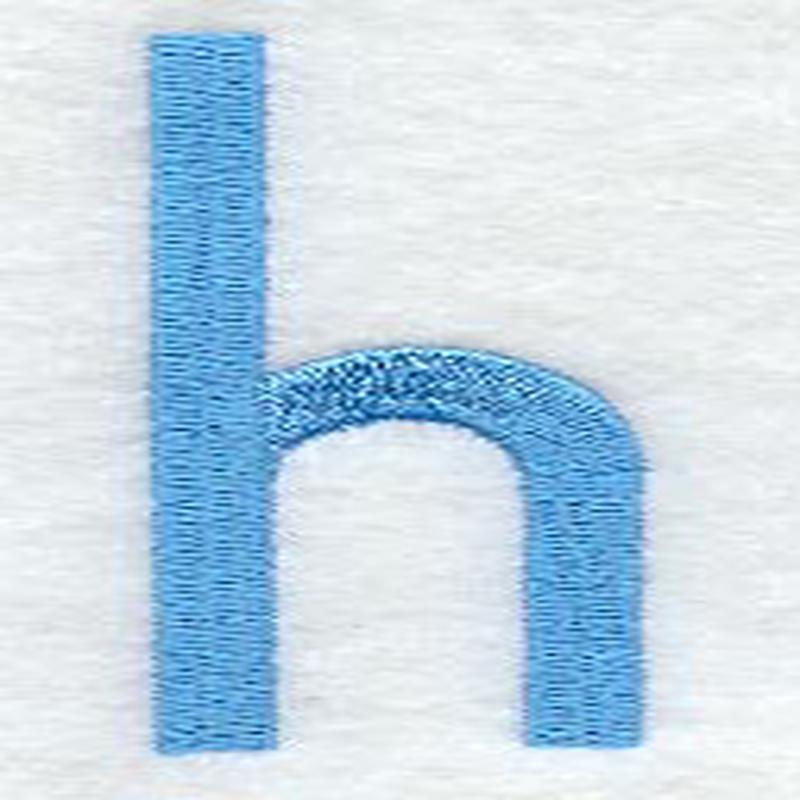 Architect Lower Case Letter h (3 Inch)