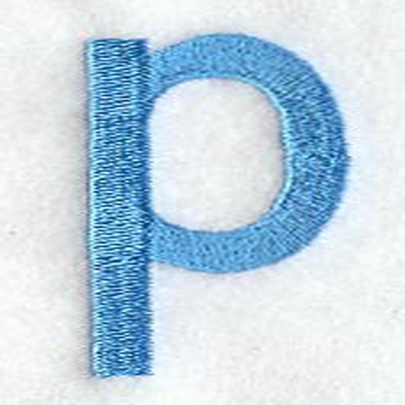 Architect Lower Case Letter p (3 Inch)
