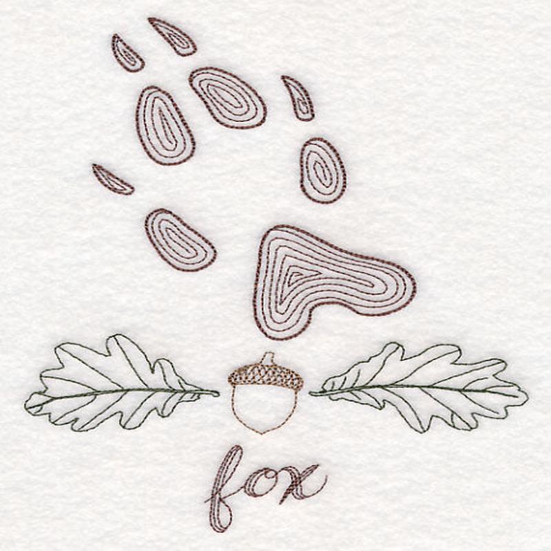 Animal Tracks - Fox (Vintage)
