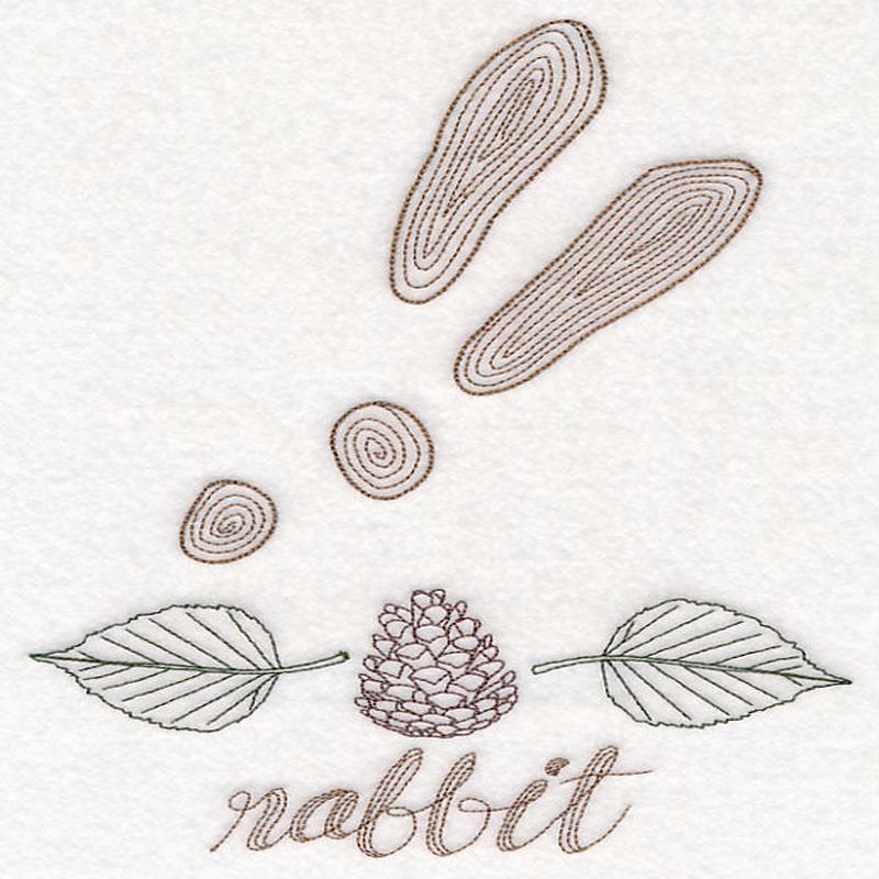 Animal Tracks - Rabbit (Vintage)