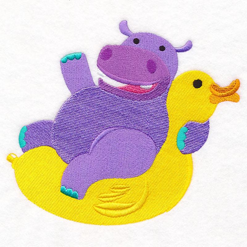 Animals on Floaties - Hippo