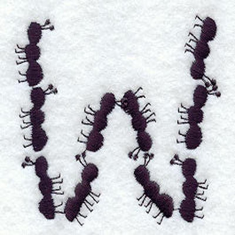 Ant Letter W (3 inch)
