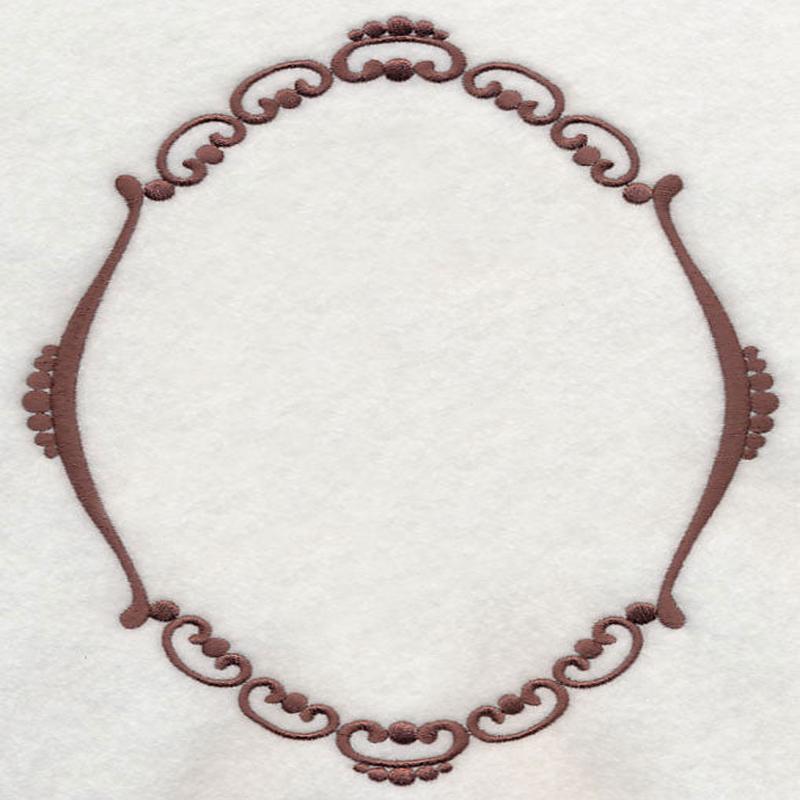 Antique Monogram Frame