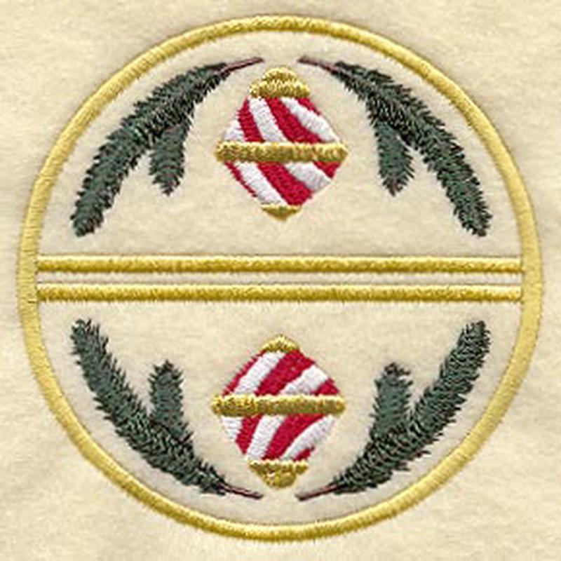 Antique Ornament Coaster (Stemware) (In-the-Hoop)