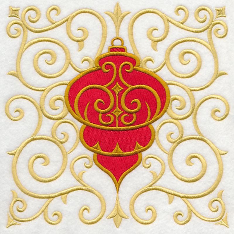 Antique Ornament in Filigree Square