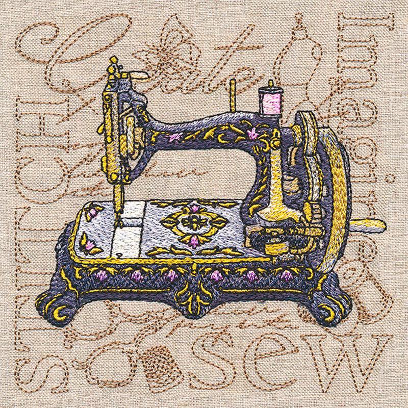Antique Sewing Machine Medley