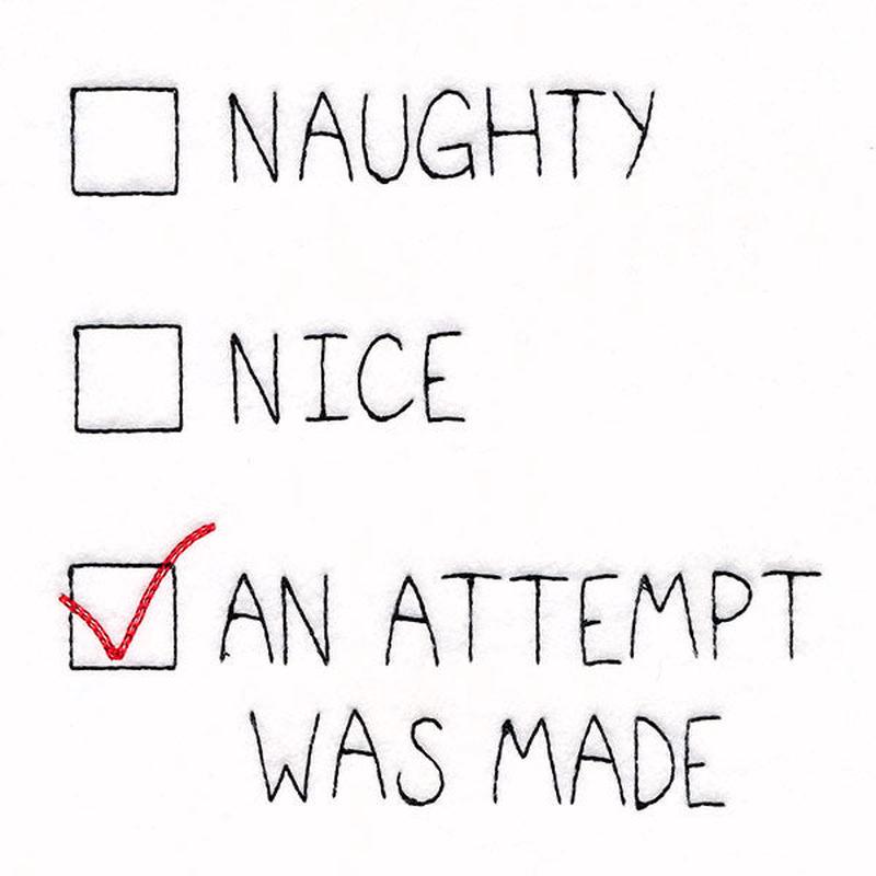 An Attempt Was Made Christmas List