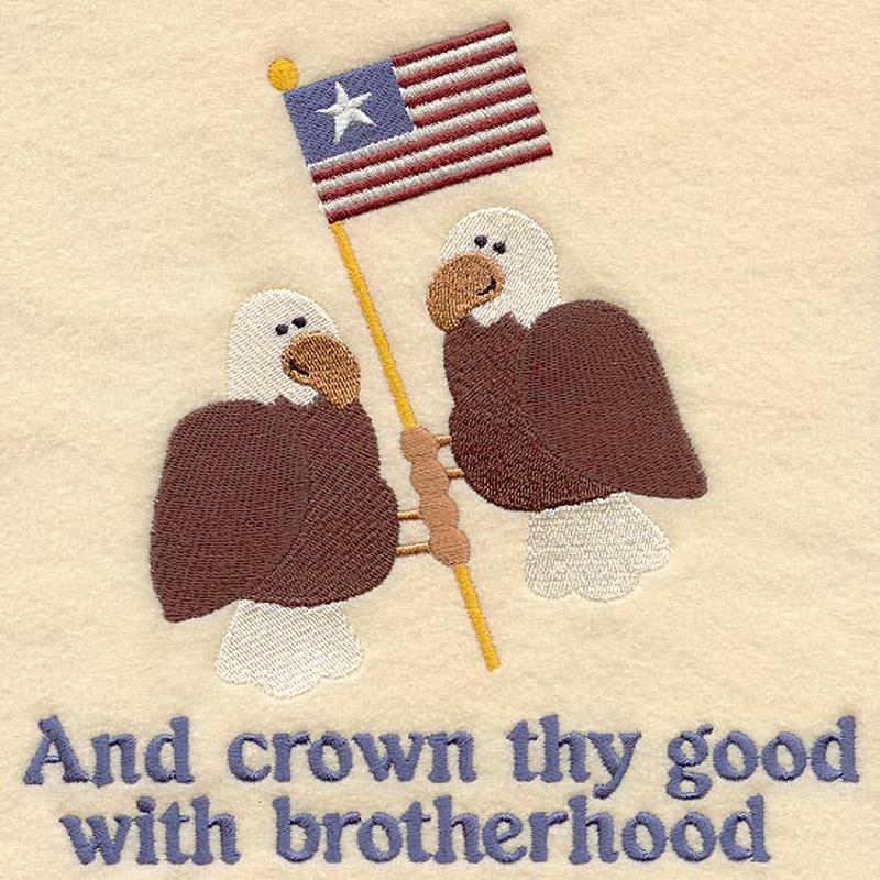 And Crown thy Good with Brotherhood